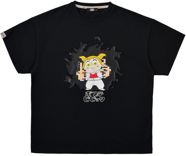 Pop Team Epic T-Shirt: Popuko Fire S