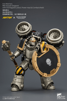 Iron Warriors MkII Assault Sergeant with Disintegrator pistol, Power maul & Combat shield 14