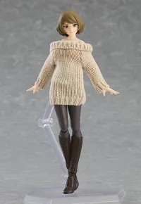 GOOD SMILE COMPANY figma Styles Off-the-Shoulder Sweater Dress (Gray) - Figure Accessories - photo 4