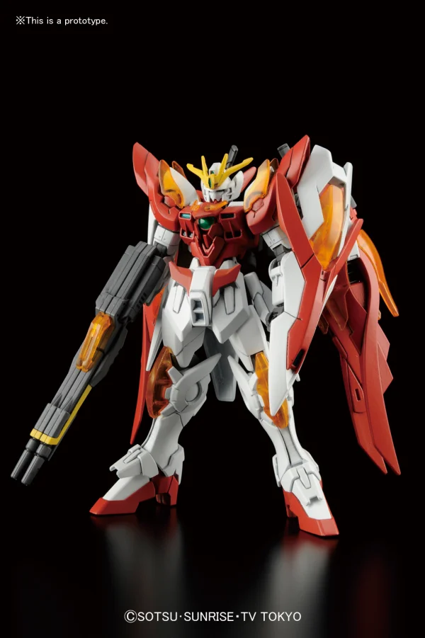 BANDAI HOBBY HGBF 1/144 Wing Gundam Zero Honoo - Mobile Suit Gundam Wing