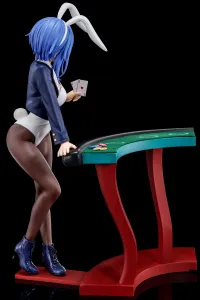 Hakoiri-musume Sakuya Sieglinde wearing lapis lazuli blue bunny costume with Nip Slip Gimmick System - The Demon Sword Master of Excalibur Academy - photo 4