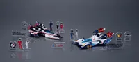 MegaHouse Cyber Formula Collection Heritage Edition Future GPX Cyber Formula SIN νAsurada AKF-0／G spiral boost mode & OGRE AN-21 super Aero boost mode set【with gift】 - FUTURE GPX CYBER FORMULA - photo 1