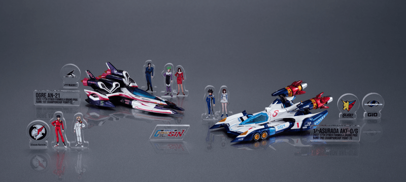 Cyber Formula Collection Heritage Edition Future GPX Cyber Formula SIN νAsurada AKF-0／G spiral boost mode & OGRE AN-21 super Aero boost mode set【with gift】