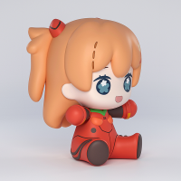 Huggy Good Smile Asuka Shikinami Langley: Plugsuit Ver. 3