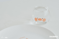 LuLu the Piggy - 300ML Glass Cup 3