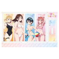 Rent-A-Girlfriend Swimsuit and Girlfriend Acrylic Stand Figure Swimsuit and Girlfriend 1