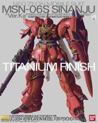 MG Sinanju Ver.Ka Titanium Finish Ver 1