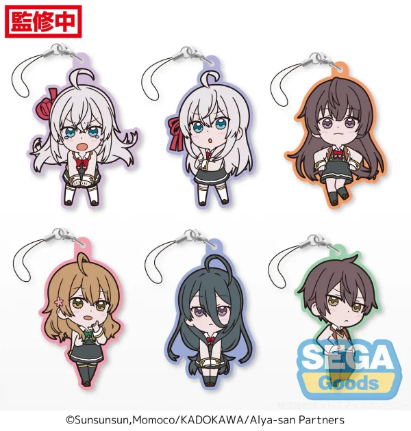 SEGA TV Anime "Alya Sometimes Hides Her Feelings in Russian" Rubber Mascot - Alya Sometimes Hides Her Feelings in Russian