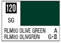 Mr. Color 120 - RLM80 Olive Green (Semi-Gloss/Aircraft) 1