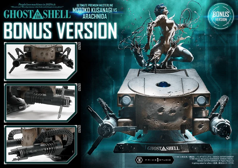 Prime 1 Studio Ultimate Premium Masterline GHOST IN THE SHELL Motoko Kusanagi VS Arachnida Bonus Version - Ghost in the Shell