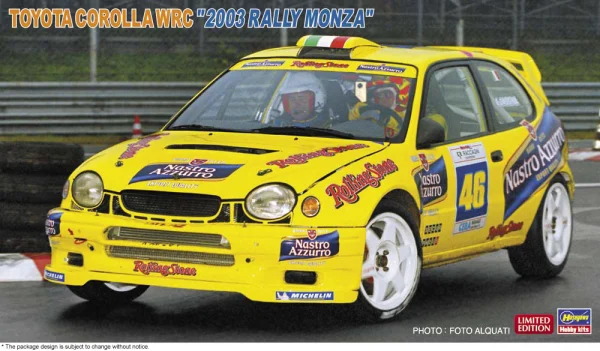 Hasegawa 1/24  TOYOTA COROLLA WRC "2003 RALLY MONZA" - Scale Kits