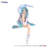 FuRyu Hatsune Miku Noodle Stopper Figure -Rabbit Ear Hood Pajama Blue Color ver.- - Hatsune Miku - photo 2