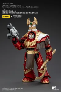 JOYTOY Thousand Sons Sekhmet Terminator Cabal Sekhmet With Combi-Melta And Achea Force Weapon - Warhammer 40K - photo 8