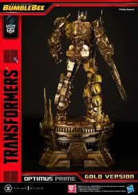 Prime 1 Studio Museum Masterline Transformers: Bumblebee (Film) Optimus Prime Cybertron Edition Gold Version - Transformers - photo 2