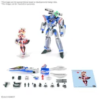 BANDAI HOBBY HG 1/100 VF-31J SIEGFRIED（HAYATE IMMELMANN USE） Deluxe Set - Macross - photo 1