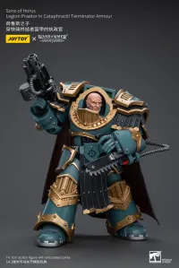 JOYTOY Sons of Horus Legion Praetor in Cataphractii Terminator Armour - Warhammer 40K - photo 8