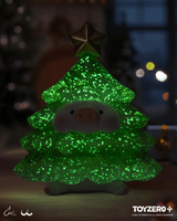 LuLu the Piggy - XL Sparkling Christmas Tree (Gold Green) 10