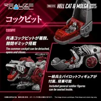 TAKARA TOMY RMZ-019 HELL CAT & MOLGA ZENEBUS COLOR SET - ZOIDS - photo 9