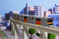 1/150 Scale  Tama Intercity Monorail Series 1000 Paper kit（2cars） 3
