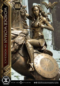 Museum Masterline Wonder Woman (Film) Wonder Woman on HorseBack Gold Version 26