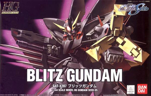 BANDAI HOBBY HG 1/144 #05 Blitz Gundam - Mobile Suit Gundam SEED