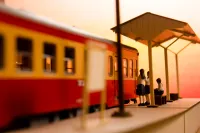 PLUM PMOA 1/80 Scale Paper kit Town Corner Accessory Series Local type island platform Extension set B（Shed） - Scale Kits - photo 4
