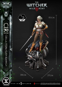 Museum Masterline The Witcher 3: Wild Hunt Ciri Fiona Elen Riannon Bonus Version 39