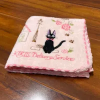 Marushin Jiji Pink Avenue Mini Towel - Kiki's Delivery Service - photo 6