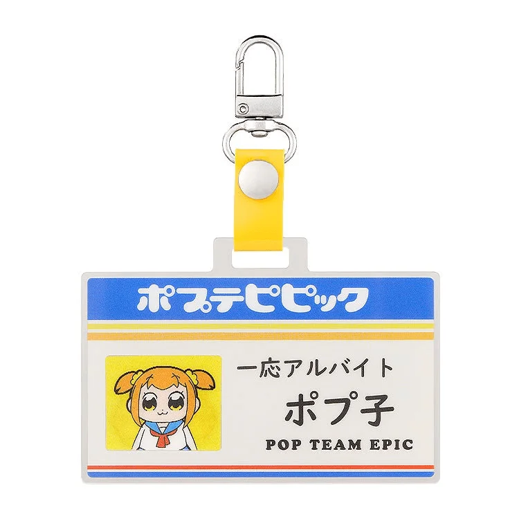 GoodSmile Moment Pop Team Epic Convenience Store Series: Staff ID Keychain Popuko - POP TEAM EPIC