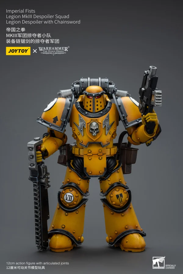 JOYTOY Imperial Fists Legion MkIII Despoiler Squad Legion Despoiler with Chainsword - Warhammer 40K