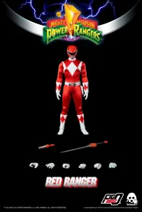 threezero Mighty Morphin Power Rangers – 1/6 Core Rangers + Green Ranger Six-Pack - Power Rangers - photo 7