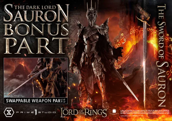 Prime 1 Studio Museum Masterline The Lord of the Rings (Film) The Dark Lord Sauron Bonus Version - The Lord of the Rings