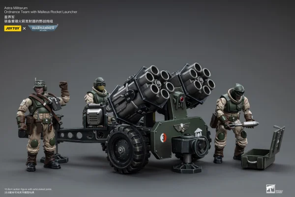 JOYTOY Astra Militarum Ordnance Team with Malleus Rocket Launcher - Warhammer 40K