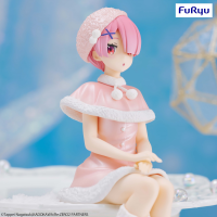 Re:ZERO -Starting Life in Another World-　Noodle Stopper Figure -Ram Snow Princess Pearl Color ver.- 5