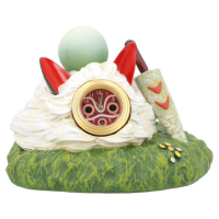 Upon San's Mask Statue Desk Clock 2