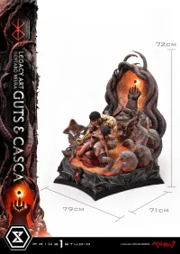 Prime 1 Studio Legacy Art "Kentaro Miura"  Berserk  Guts & Casca  Bonus Version - Berserk - photo 31