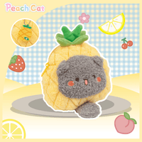 Peach Cat Peachy Meow Fluffball 5