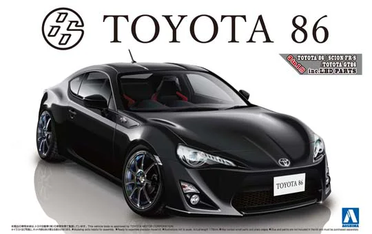Aoshima 1/24 TOYOTA FT86 '12 CUSTOM WHEEL - Scale Kits