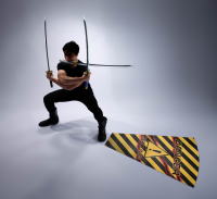 RORONOA ZORO THREE SWORD STYLE set (Wado Ichimonji,Sandai Kitetsu,Enma) "ONE PIECE", TAMASHII NATIONS PROPLICA 5