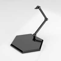 The Simple Stand x3 Black (for Figures & Models) Hex Type 4