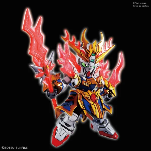 BANDAI HOBBY SD SANGOKU SOKETSUDEN [03] ZHANG FEI GOD GUNDAM - SD Gundam Sangokuden Brave Battle Warriors