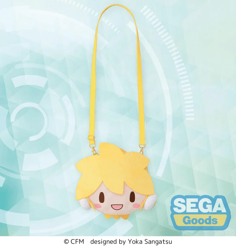 SEGA fuwa petit Kagamine Len Face Shoulder Bag (M) - Character Vocal Series