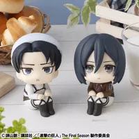 MegaHouse Lookup Attack on Titan Levi Cleaning up Ver. & Mikasa Ackerman set【with gift】 - Attack on Titan - photo 1