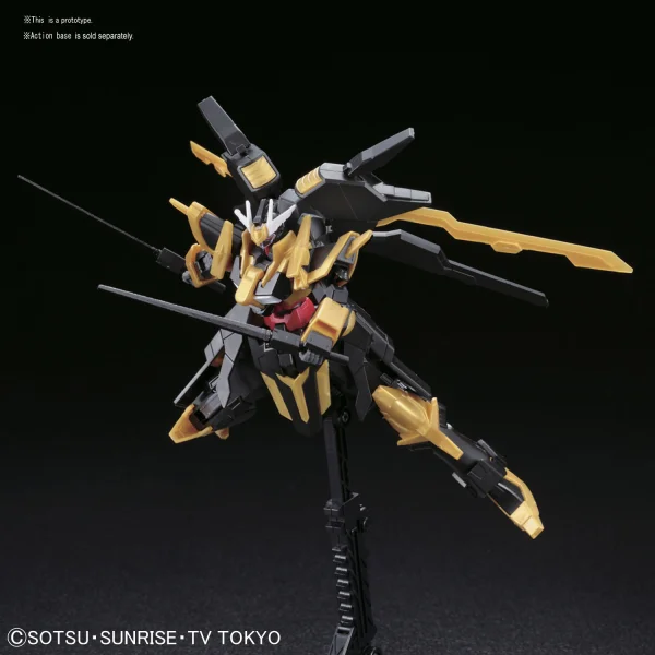 BANDAI HOBBY HGBF 1/144 Gundam Schwarzritter - Gundam Build Fighters / Try