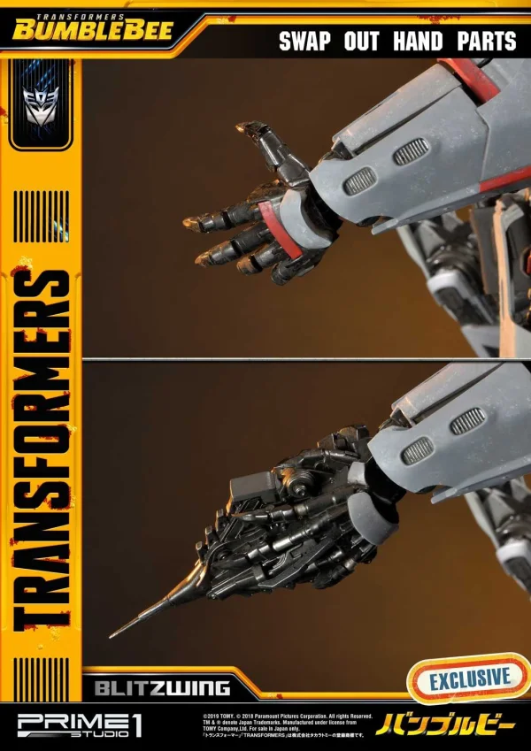 Prime 1 Studio Museum Masterline Transformers: Bumblebee (Film) Blitzwing EX Version - Transformers