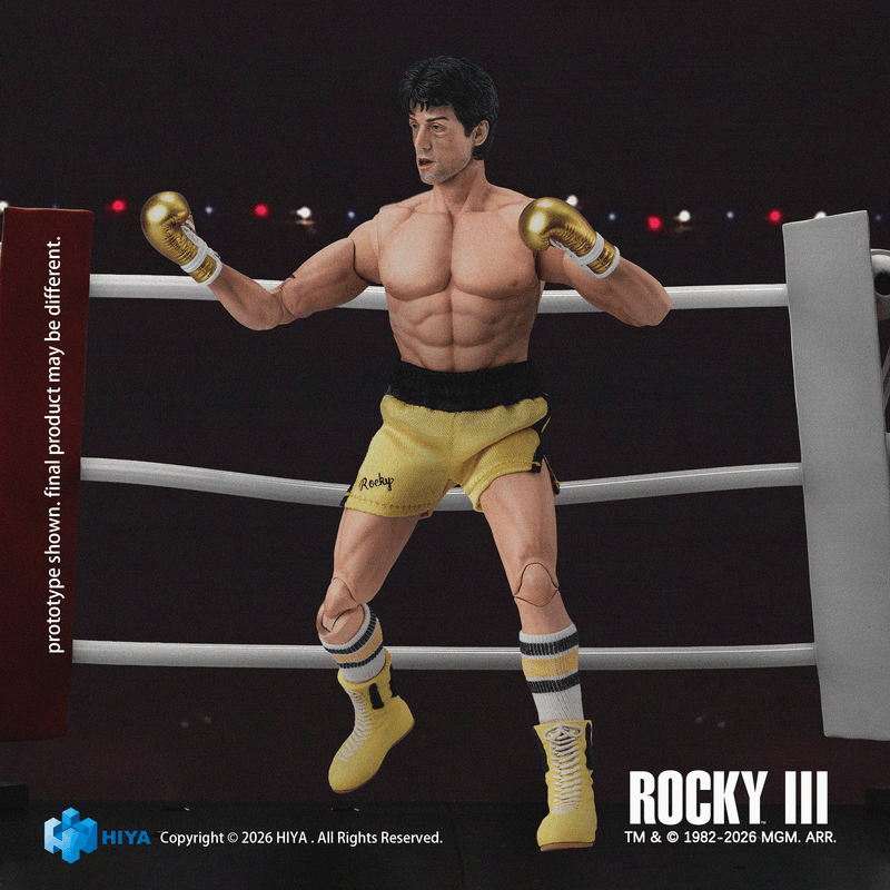 Exquisite Super Series 1/12 Scale 6.3 Inch Rocky III Rocky Boxer Version Action Figure