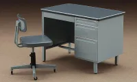 Hasegawa [FA03] 1:12 OFFICE DESK & CHAIR - Scale Kits - photo 2