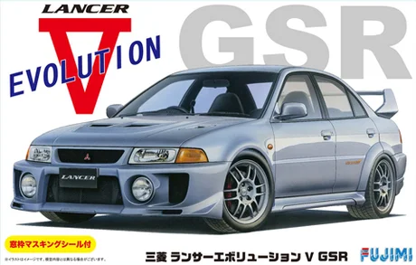 Fujimi [ID-100] 1/24 Mitsubishi Lancer Evolution V GSR w/Window Frame Masking - Scale Kits