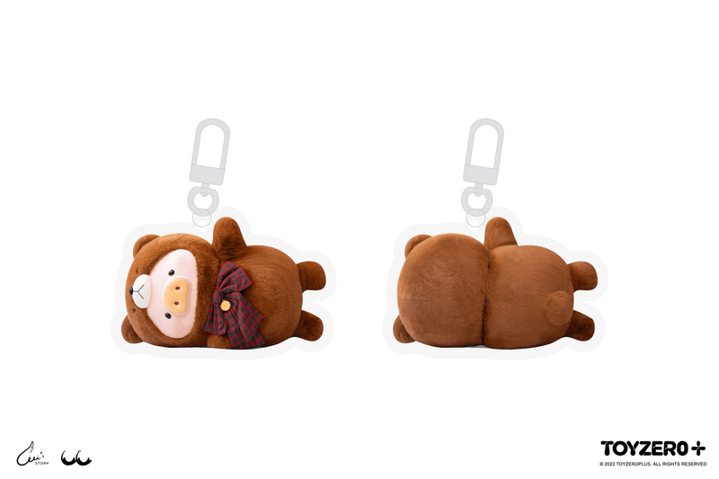 LuLu the Piggy Teddy LuLu - Acrylic Keychain (Feed me ver.)