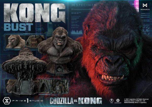 Life Size Bust Godzilla vs Kong (Film) Kong